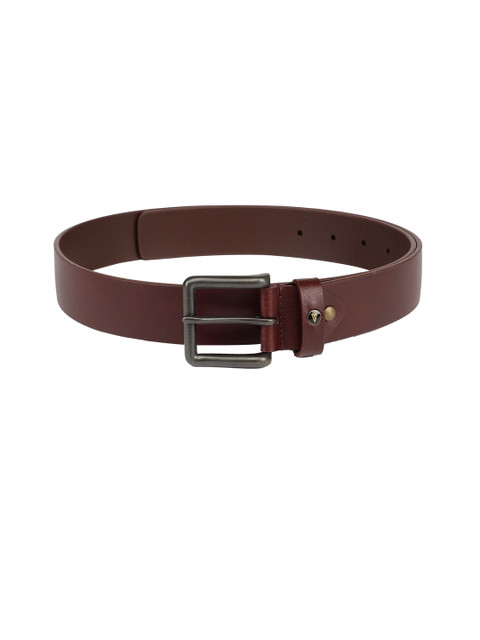 

Van Heusen Men Brown Solid Leather Belt