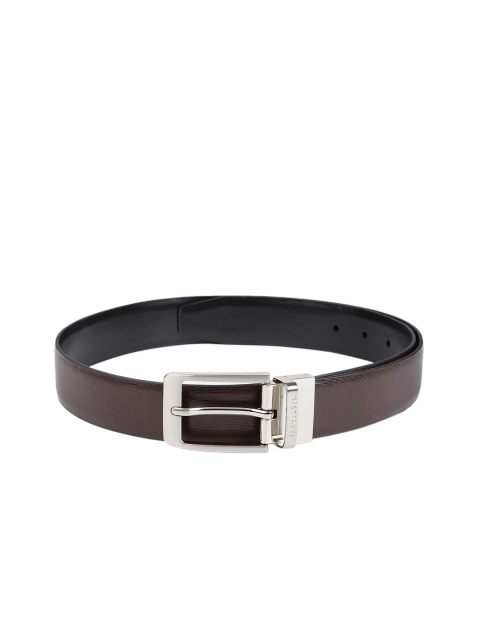 

Van Heusen Men Brown & Black Reversible Solid Leather Belt