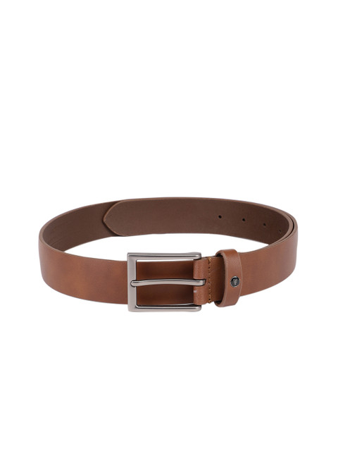 

Van Heusen Men Tan Brown Solid Leather Belt