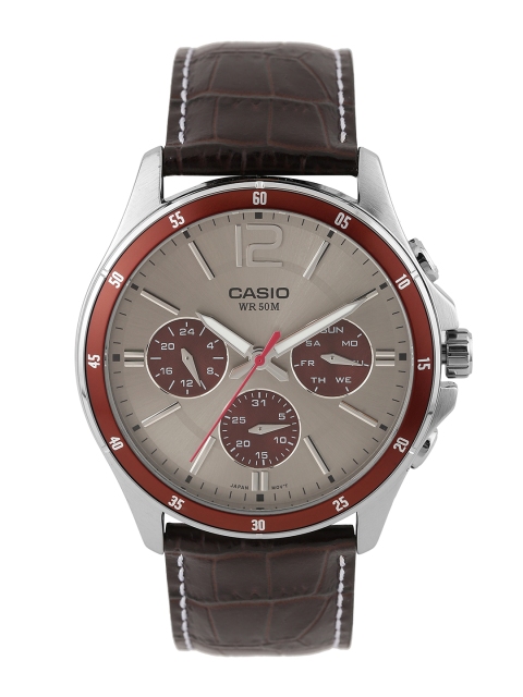 

Casio Enticer Men Grey Analogue watch A955 MTP-1374L-7A1VDF