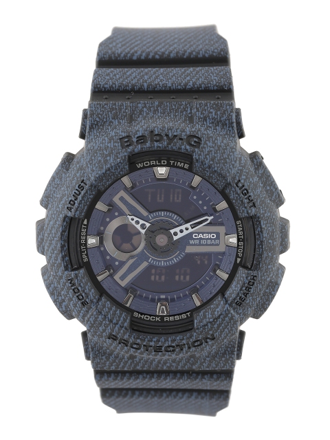 

CASIO Baby-G Women Blue Dial Tandem Series Watch BA-110DC-2A1DR - BX048