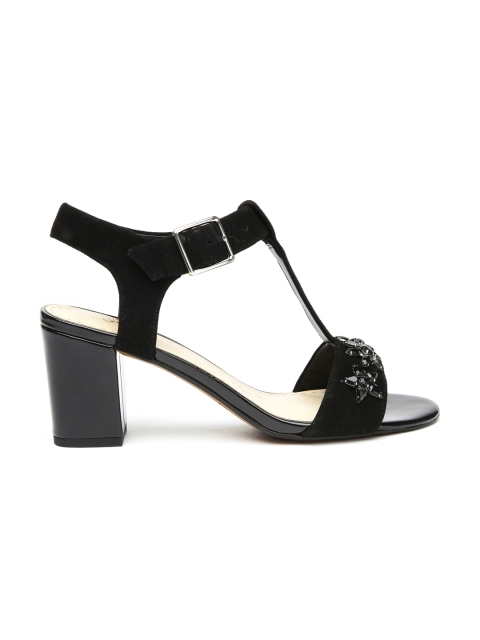 

Clarks Women Black Suede Heels