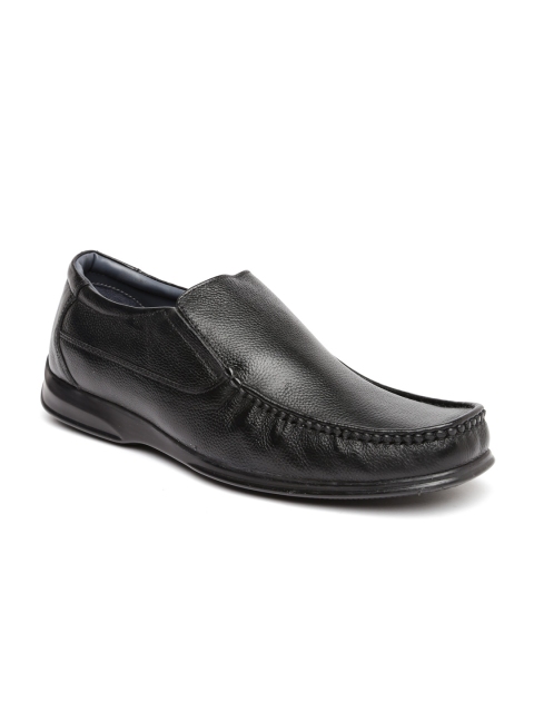 

Bata Men Black Genuine Leather Semiformal Shoes