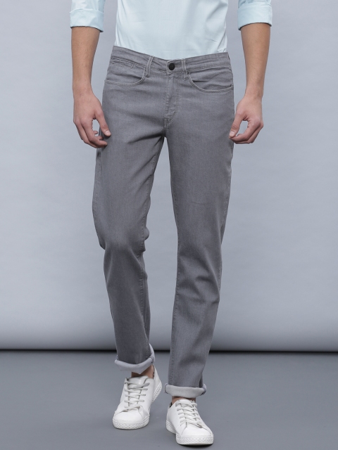

ether Men Grey Slim Fit Stretchable Jeans