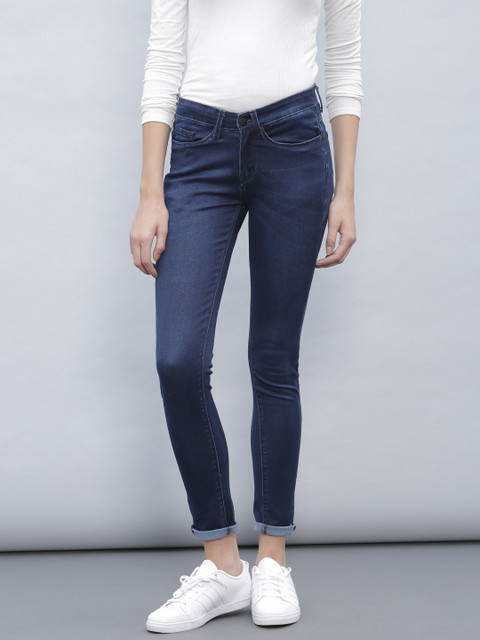 

ether Women Blue Skinny Fit Stretchable Jeans