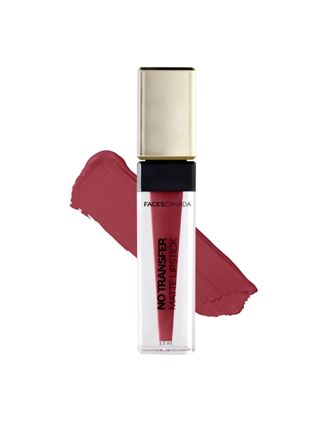 

FACES CANADA Maronn No Transfer Matte Lipstick Silent Stalker 05 3.5 ml, Maroon