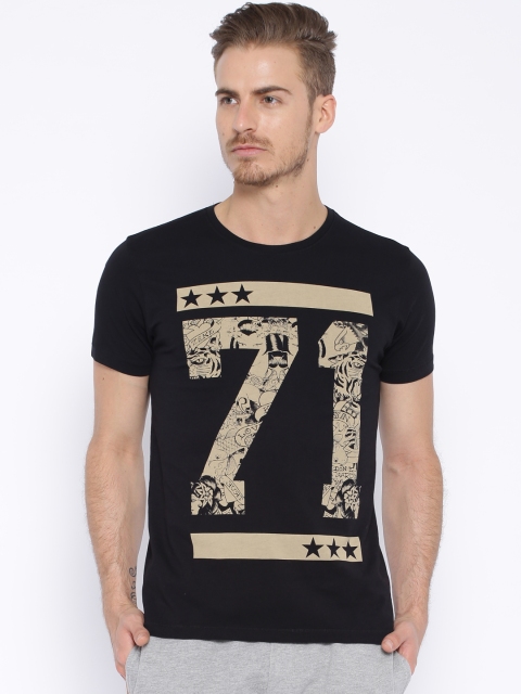 

Ed Hardy Black Printed T-shirt