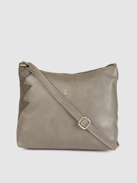 

Baggit Women Grey Solid Sling Bag
