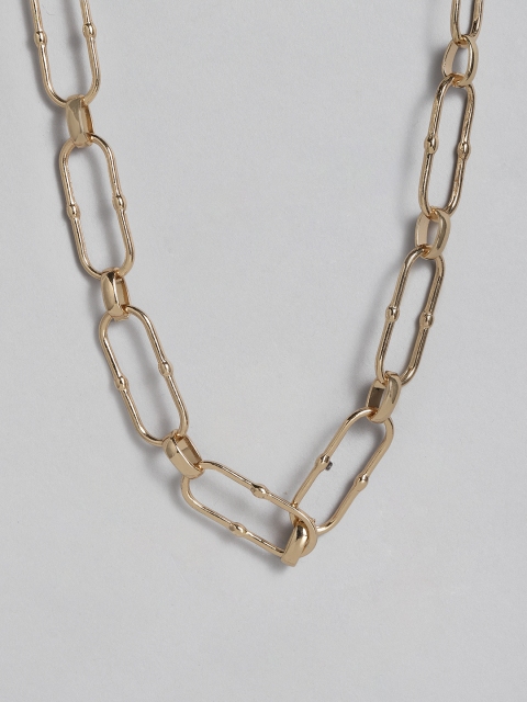 

Accessorize Women Gold-Toned Link Collar Necklace