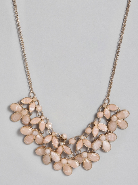 

Accessorize Women Rose-Gold Toned Beaded Layered Necklace