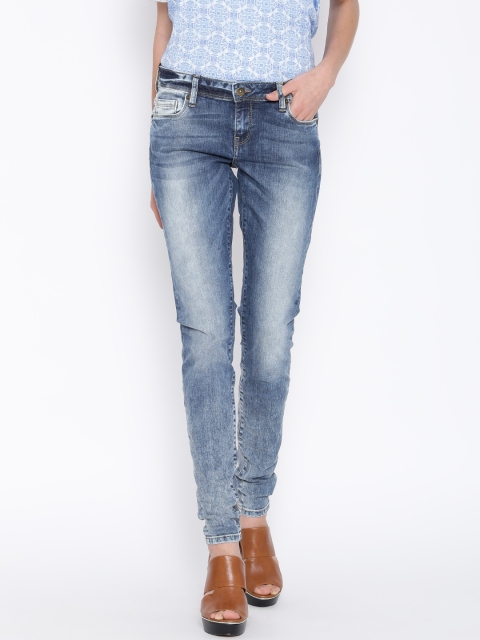 

Vero Moda Blue Washed Slim Stretchable Jeans