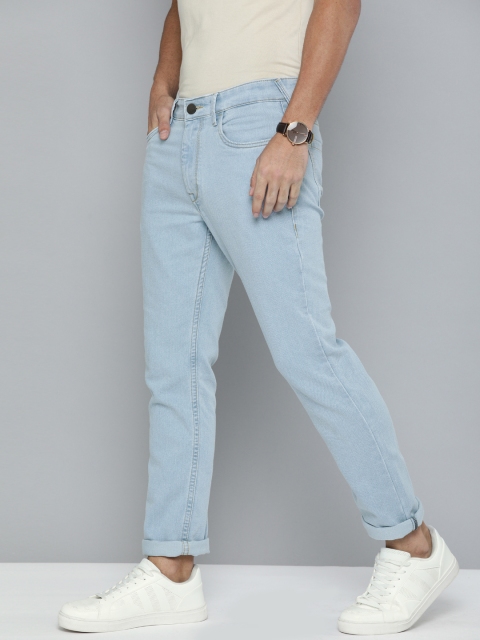 

HERE&NOW Men Blue Slim Fit Mid-Rise Clean Look Stretchable Jeans