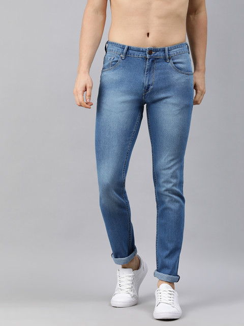

HERE&NOW Men Blue Slim Fit Light Fade Stretchable Jeans