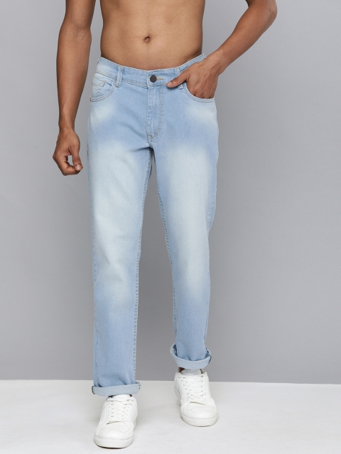

HERE&NOW Men Blue Slim Fit Mid-Rise Clean Look Stretchable Jeans