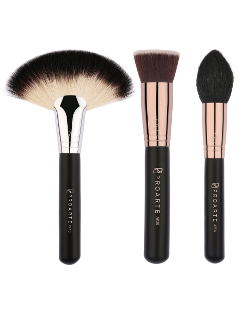 

Proarte Women Set of 3 Makeup Brushes, Multi