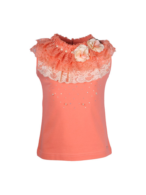 

CUTECUMBER Girls Orange Top