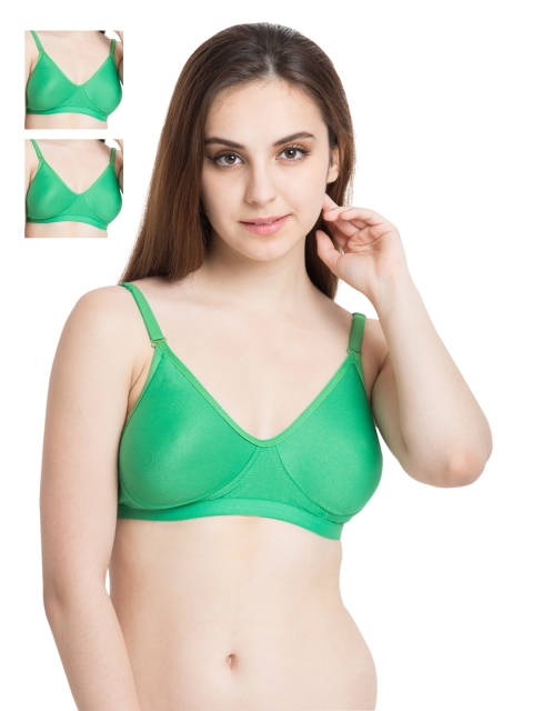 

Tweens Pack of 3 Green T-shirt Bras TW265GR