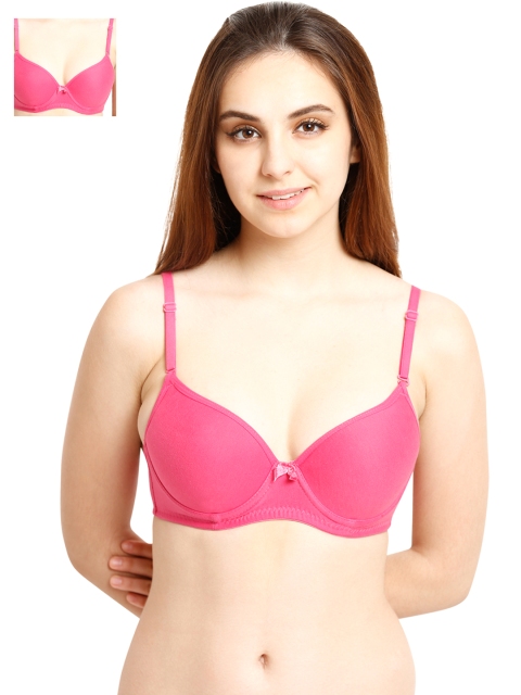 

Tweens Pack of 2 T-shirt Bras TW1901, Pink