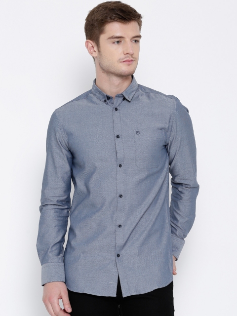 

Jack & Jones Blue Patterned Slim Casual Shirt