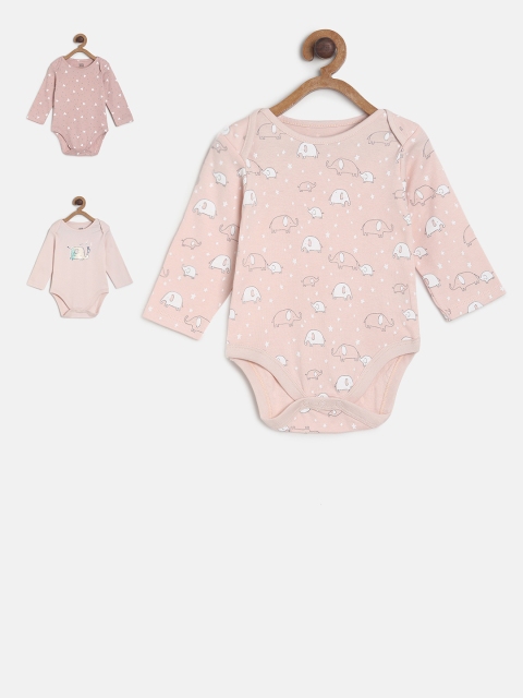 

MINI KLUB Infant Girls Peach Pack of 3 Bodysuits