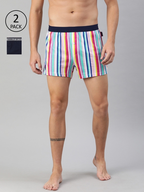 

THE BEAR HOUSE Men Pack of 2 Knitted Boxers TBH-FUN, Multi