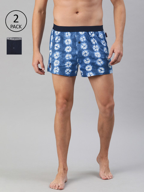 

THE BEAR HOUSE Men Pack of 2 Knitted Boxers TBH-GOA, Multi