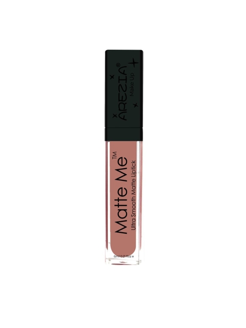 

Arezia Matte Me Ultra Smooth Matte Lipstick Lipcream AZ-27, Brown