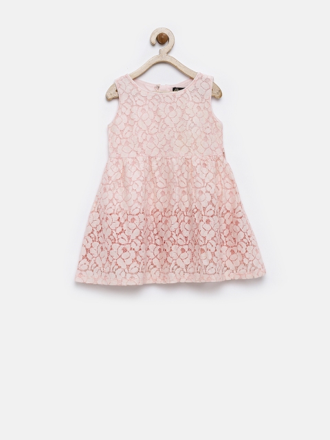 

Gini & Jony Girls Pink Fit & Flare Dress