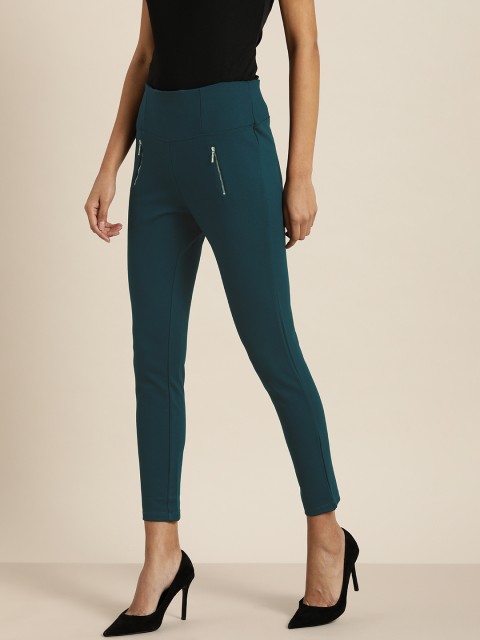 

all about you Women Blue Solid Jeggings
