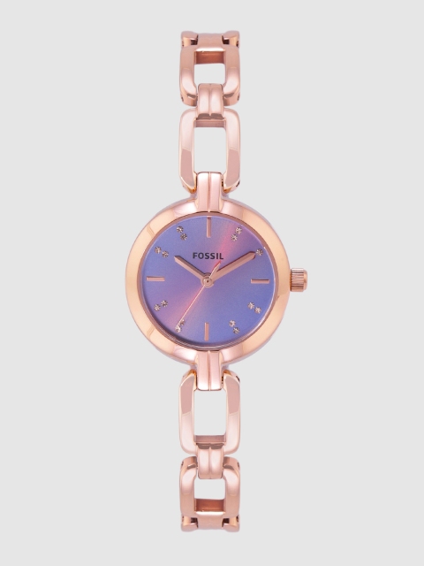

Fossil Women Purple Analogue Watch BQ3615