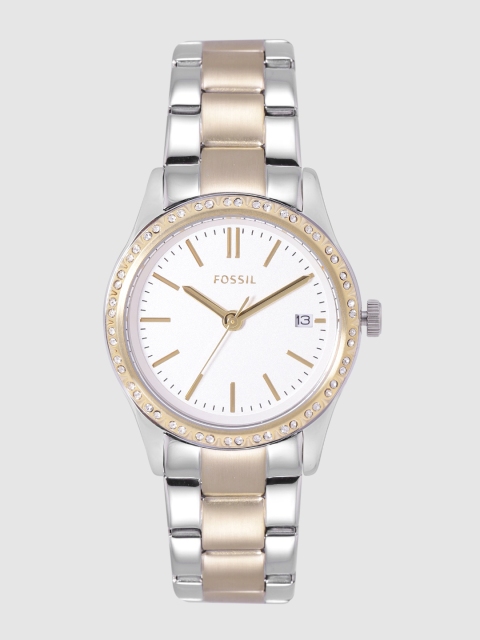 

Fossil Women White Analogue Watch BQ3376