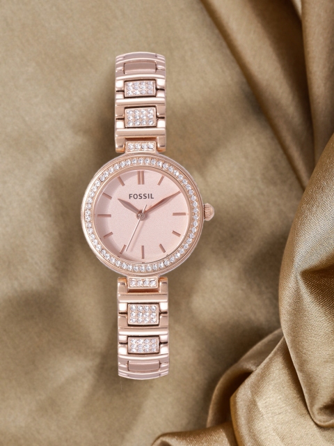 

Fossil Women Beige Analogue Watch BQ3517