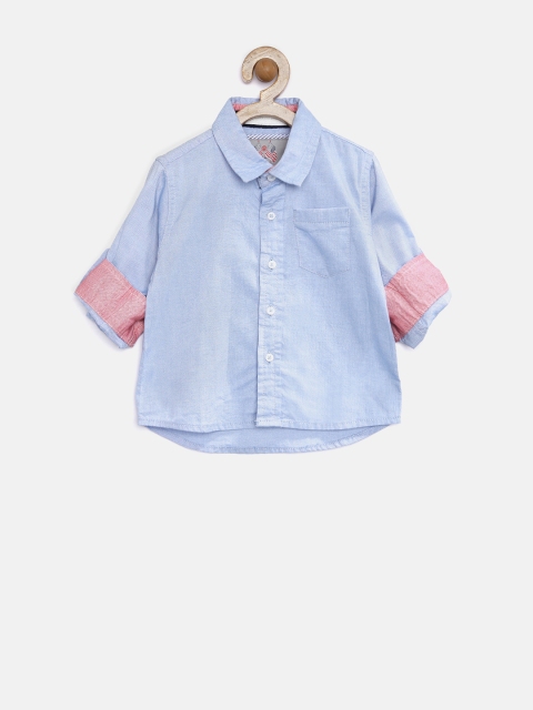 

GJ Unltd Jeans by Gini & Jony Boys Blue Shirt