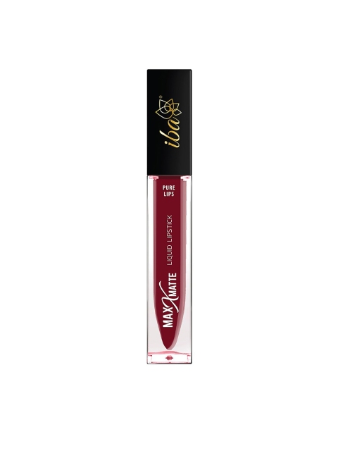 

Iba Maxx Matte Liquid Sustainable Lipstick Mystique Maroon L12