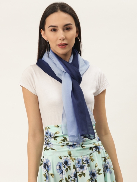 

Trend Arrest Women Blue Dyed Scarf