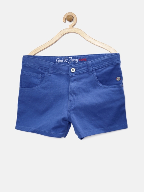 

Gini & Jony Girls Blue Shorts
