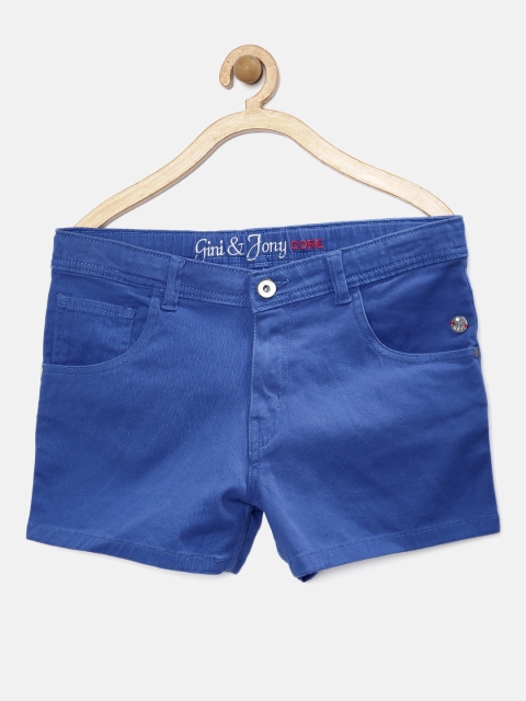 

Gini & Jony Girls Blue Shorts