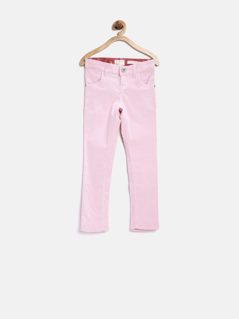 

GJ Unltd Jeans by Gini & Jony Girls Pink Slim Corduroy Trousers