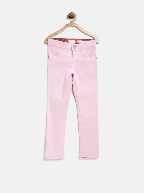 

GJ Unltd Jeans by Gini & Jony Girls Pink Slim Corduroy Trousers