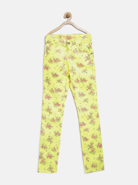 

Palm Tree by Gini & Jony Girls Yellow Floral Print Trousers