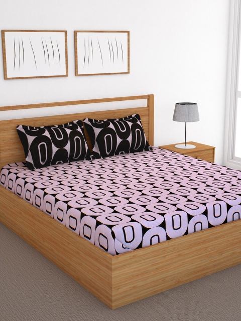 

Bedspun Purple 120 TC Cotton 1 Double Bedsheet With 2 Pillow Cover