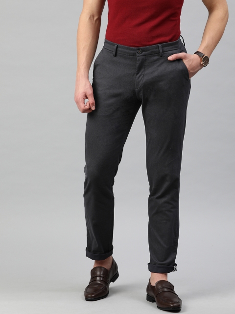 

Louis Philippe Sport Men Black Slim Fit Solid Regular Trousers
