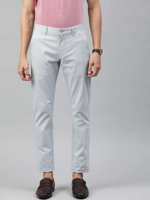 

Louis Philippe Sport Men Grey Abstract Print Regular Fit Regular Trousers