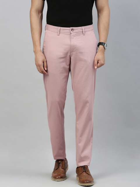 

Louis Philippe Sport Men Pink Slim Fit Solid Regular Trousers