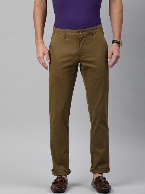 

Louis Philippe Sport Men Brown Slim Fit Solid Regular Trousers