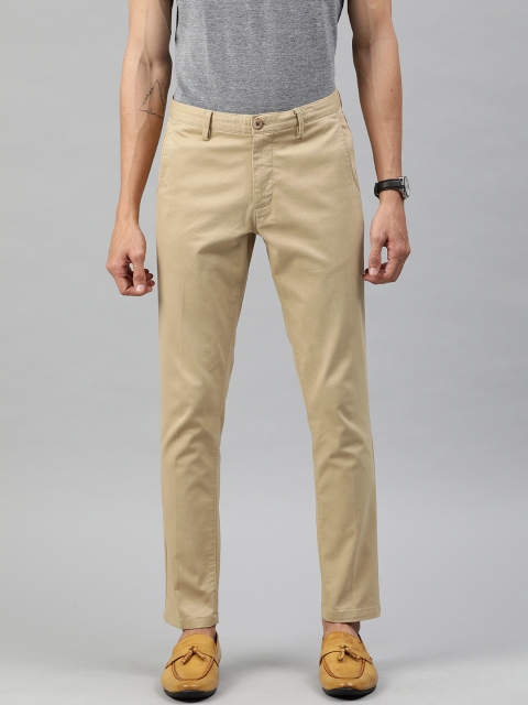 

Louis Philippe Sport Men Khaki Slim Fit Self Design Regular Trousers