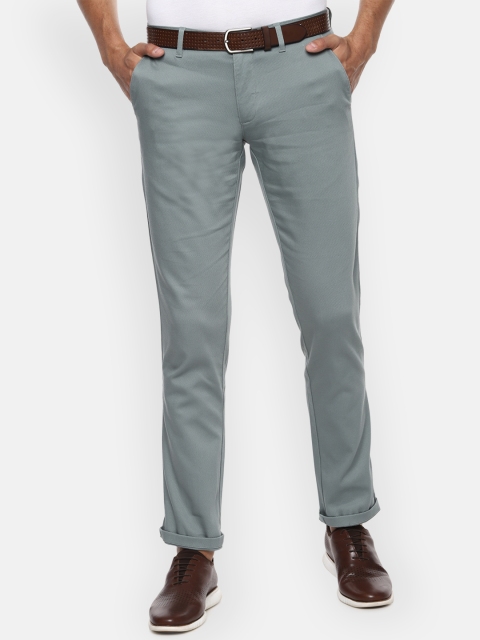 

Louis Philippe Sport Men Green Slim Fit Solid Regular Trousers