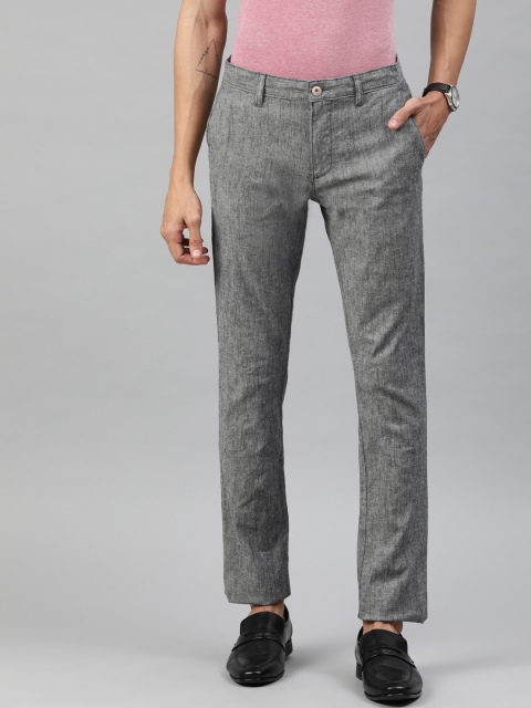 

Louis Philippe Sport Men Grey Slim Fit Solid Regular Trousers