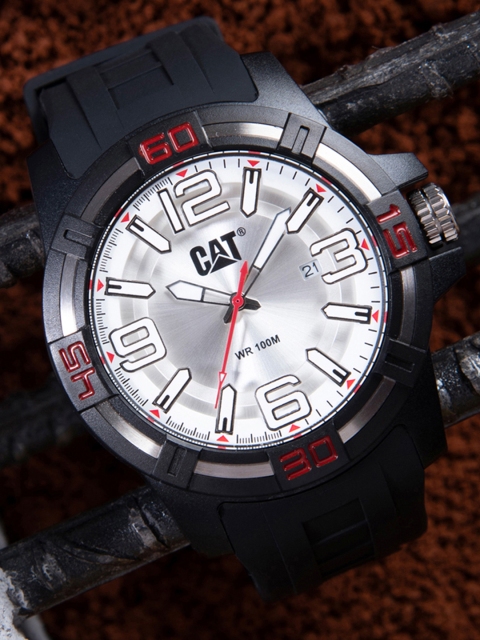 

CAT Men Silver-Toned Analogue Watch LI.121.21.038