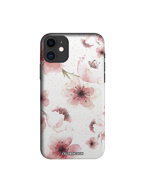 

Celfie Design White & Peach-Coloured Pastels Printed iPhone 11 Sustainable Back Cover